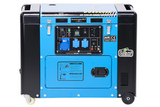 Stromerzeuger Diesel Silent Generator 8kVA 230Volt E-Starter luftgekühlt 02848