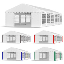 PARTYZELT 3x2 - 6x12 PE Pavillon Gartenzelt Festzelt Bierzelt WASSERDICHT NEU S
