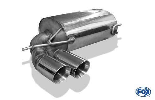 Fox edelstahl sportauspuff - edelstahl,