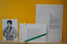 SANDRA (CRETU)++Original+Virgin Label+PROMOTION SHEETS+PHOTO+"Ten on One"+1987++