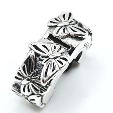 Charm Clip Schmetterlinge passend für Pandora Armband 925er Silber Butterfly 