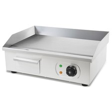 VERTES Grillplatte Bratplatte Plancha Grill Elektrisch 3000W Glatt B-WARE
