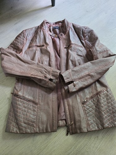 Damen lederjacke bikerjacke - damen,