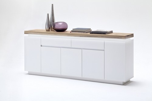 Sideboard schrank weiß matt - weiß,