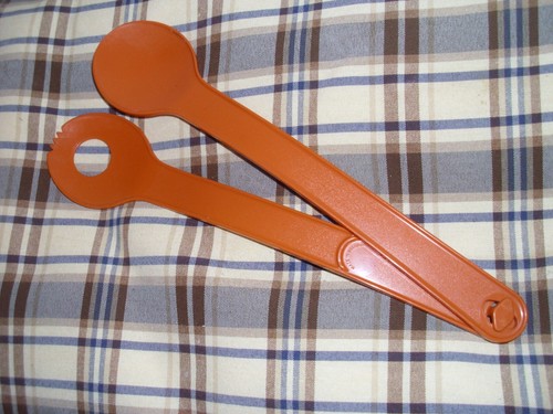Tupperware salatbesteck orange - tupperware,