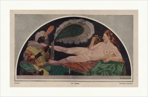 Die odaliske adolf münzer - odaliske,