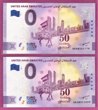0-Euro ARAB 01 2021 UNITED ARAB EMIRATES - ABU DHABI Set NORMAL+ANNIVERSARY