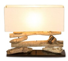 Holzlampe tischlampe aus holz - aus,