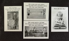 4 Schwarz-weiß Postkarten /