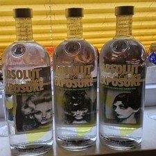 Absolut Vodka 1L Exposure 3 x