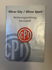 Betriebsanleitung CPI Oliver City + Sport Stand 2005