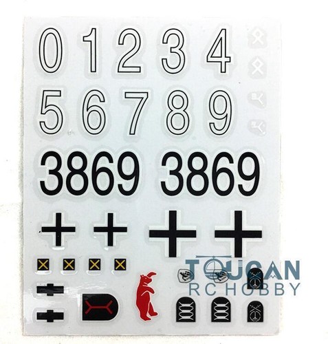 Henglong 3869 aufkleber - henglong,