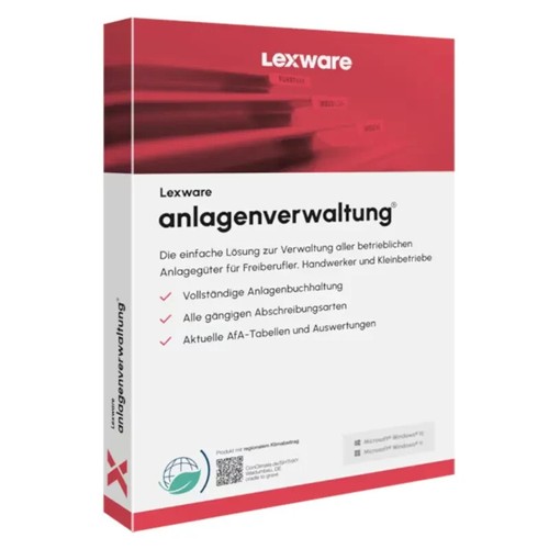 Lexware anlagenverwaltung 2026