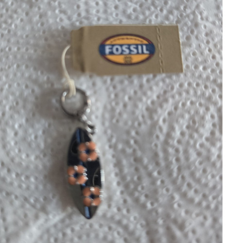 Fossil charm anhänger oval - fossil,