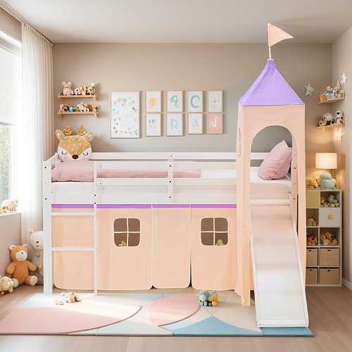 Hochbett kinderbett 90x200 - hochbett,
