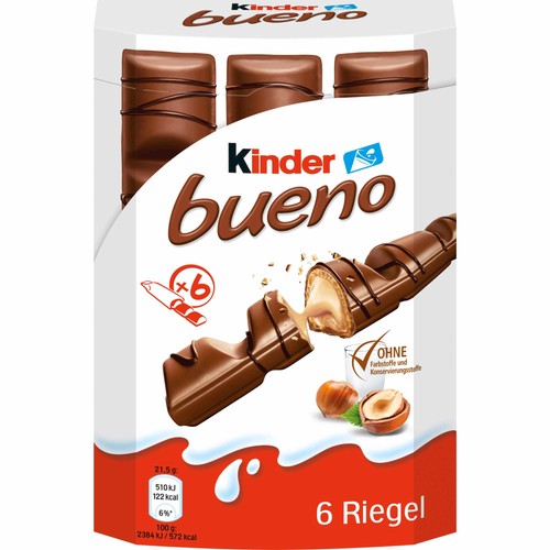 Kinder bueno 6stk 129g - bueno,