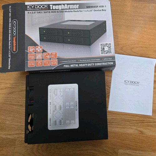 Icy dock tougharmor mb994sp - icy, mb994sp-4s