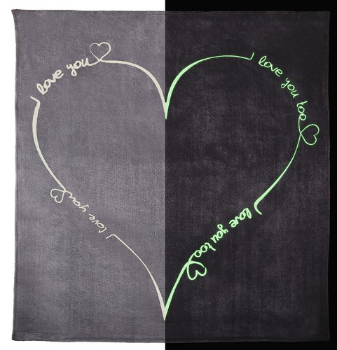 Kuscheldecke tagesdecke love - kuscheldecke,