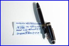 1955-60 MONTBLANC MASTERPIECE 144 KOLBEN-FÜLLER 14K Gold Feder super flex M -BBB
