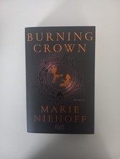 Buch Marie Niehoff Burning Crown mit Farbschnitt 