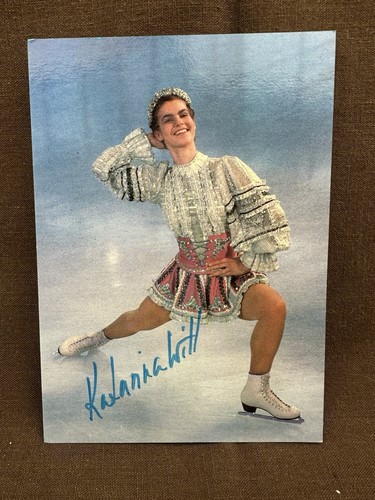Ddr autogrammkarte katarina - ddr,