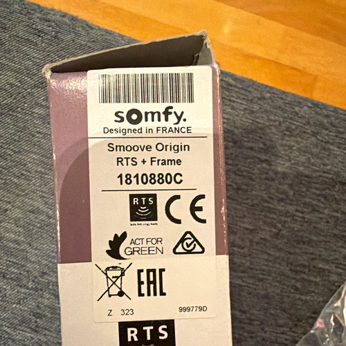 Stück somfy smoove origin - 3,