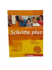 Schritte Plus 4 Niveau A2/2 Kursbuch + Arbeitsbuch mit CD - Ungelesen