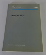 Werkstatthandbuch Mercedes-Benz W124 500 E 124.036 Stand 01/1991