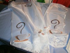 unbenutzte Scheibengardine CAFE .(P6112048-51) 