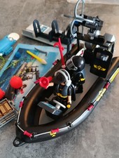 Playmobil City Action 9362 SEK-Schlauchboot schwimmfähig inkl. Motor *gebraucht*