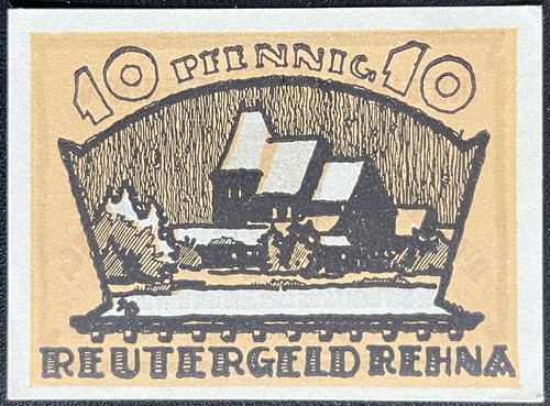 Pfennig rehna reutergeld - pfennig,