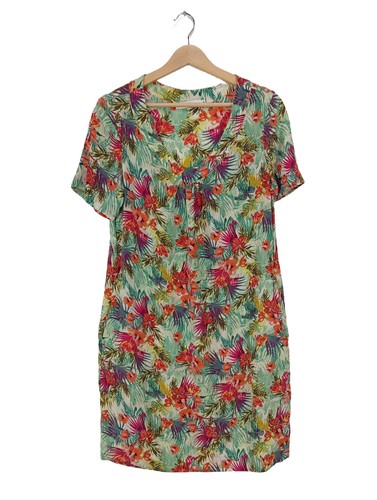 0039 italy kurzarmkleid - kurzarmkleid, damen