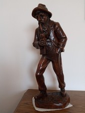 Wachsfigur Schäfer mit Pfeife