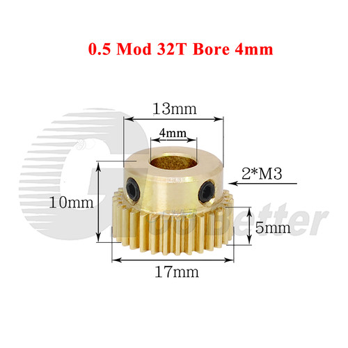 Zahnräder modul 32 zähne - modul,