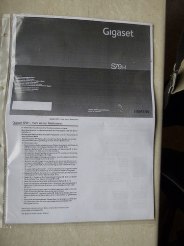 Gigaset s79h - gigaset,