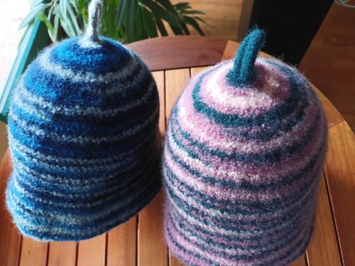 Merino saunahut gefilzt 2 - merino,