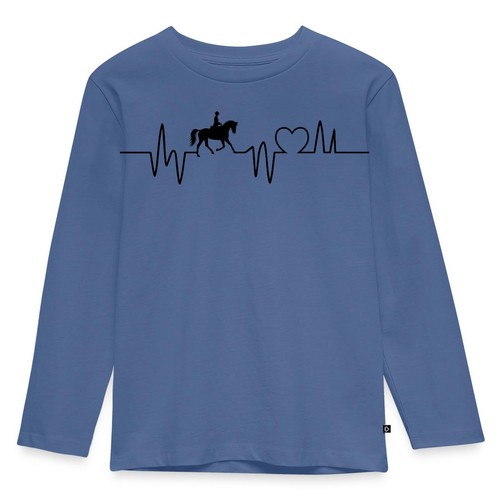 Ekg linie mit pferd - ekg,