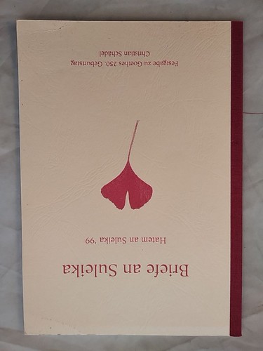 Briefe suleika hatem an - briefe,