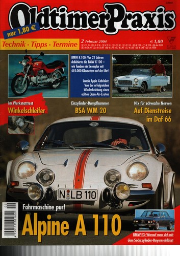 Zeitschrift oldtimer praxis - oldtimer, #2