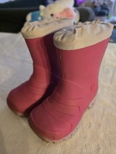Kinder Mädchen Gummistiefel Elefanten Gr. 21 Pink