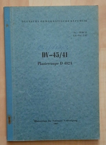 Nva vorschrift a052 - nva, a052/1/103