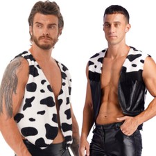 DE Herren Weste Cowboy Kostüm
