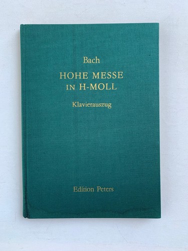 Noten bach hohe messe - noten.,