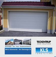 Garagentor Sektonaltor Sectionaltor Rolltor doppelwandig Tor Garage mit Antrieb
