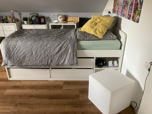 Jugendbett 90x200 mit matratze - jugendbett,
