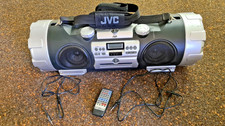 JVC RV-B99 Ghettoblaster Boom Blaster - CD - Kassetten Player - Mic Guitar Input