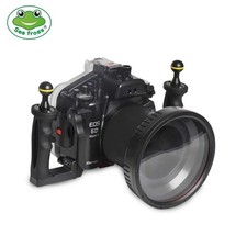 Seafrogs 40M Underwater Camera Case for Canon EOS-6D Mark II 6D II + Flat Port