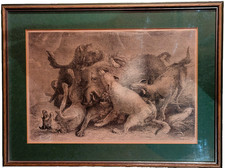 Jagdbild "Sauhatz" (L