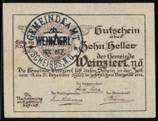 Notgeld Weinzierl /N.Ö. 1920