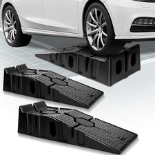 2x Kunststoff Auffahrrampe KFZ